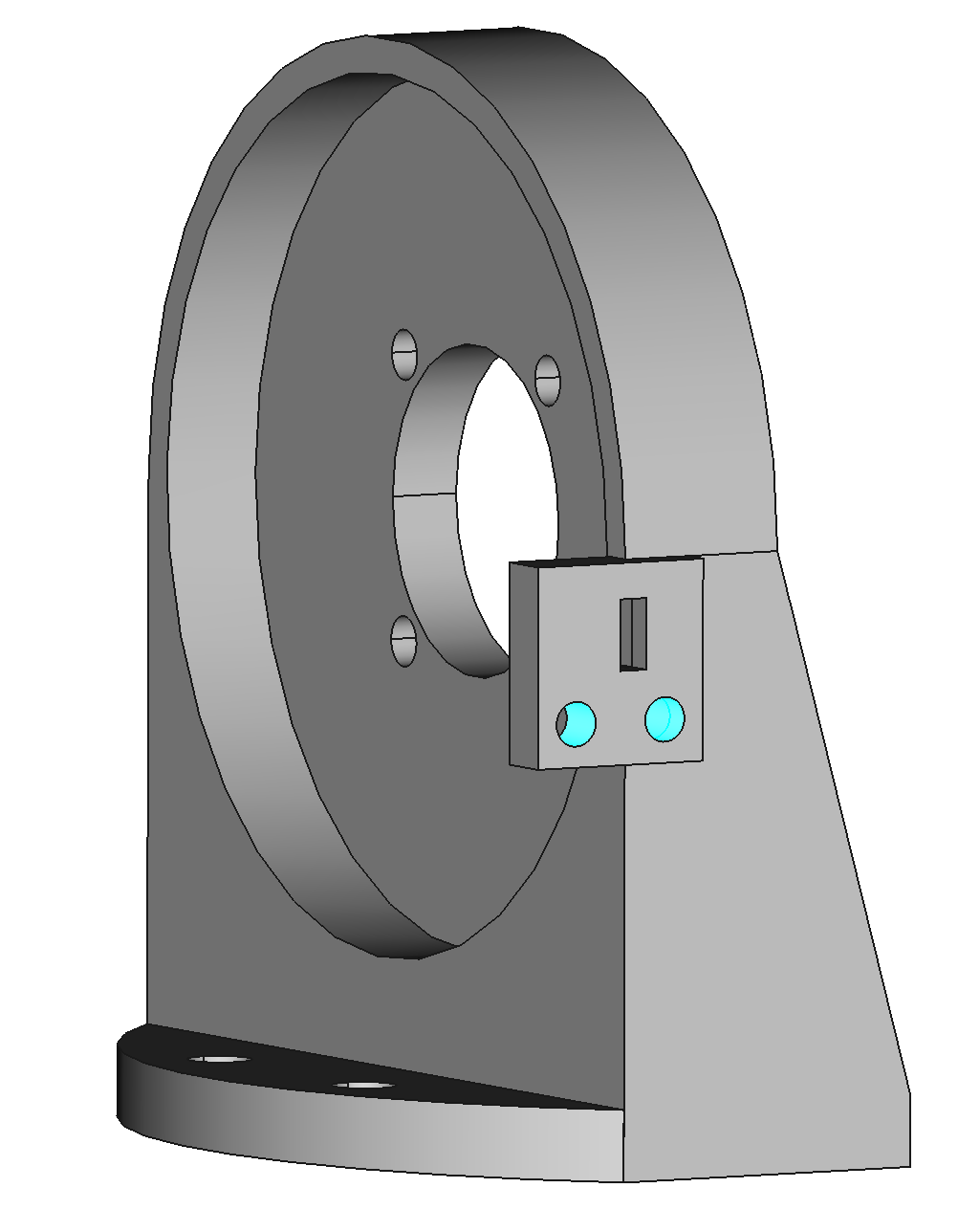 J1 base heat-set CAD