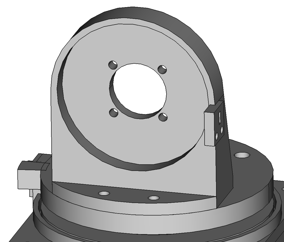 J1 base mounted to plate j0 CAD