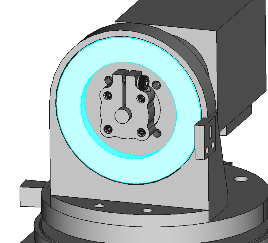thrust bearing in J1 base CAD