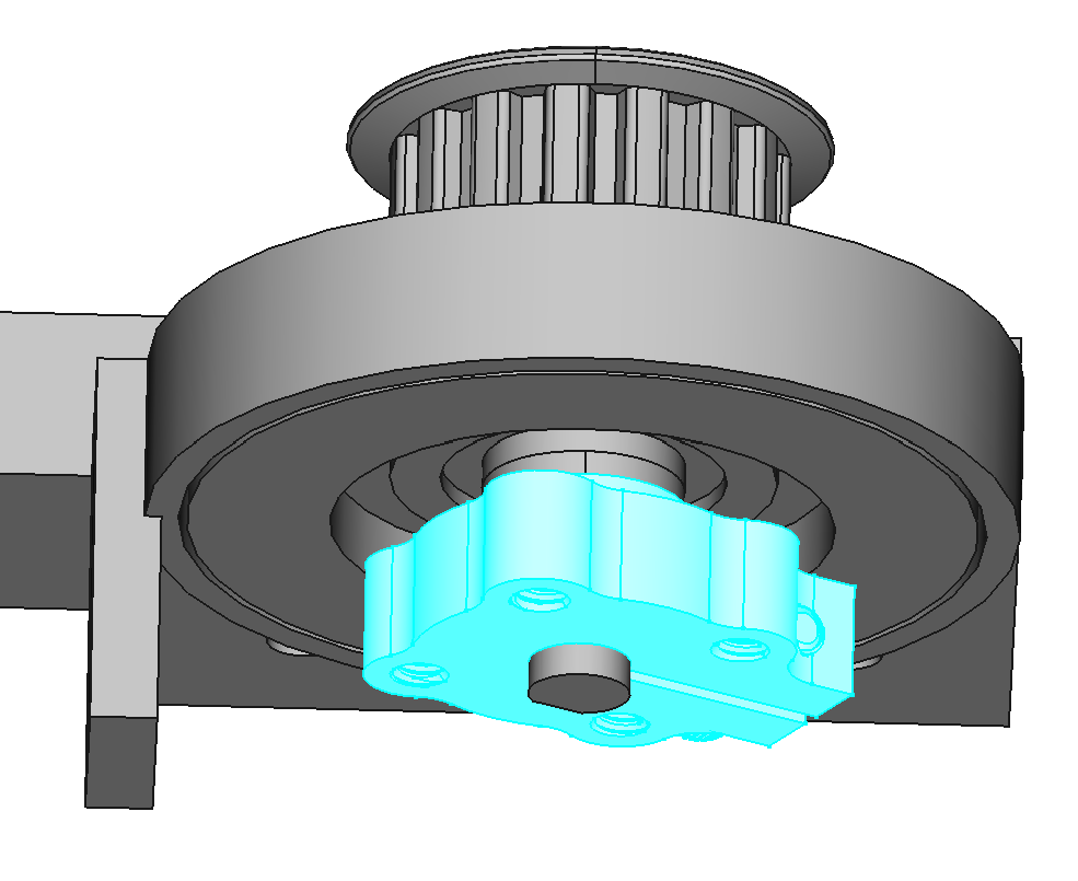 Hub on J2 shaft CAD