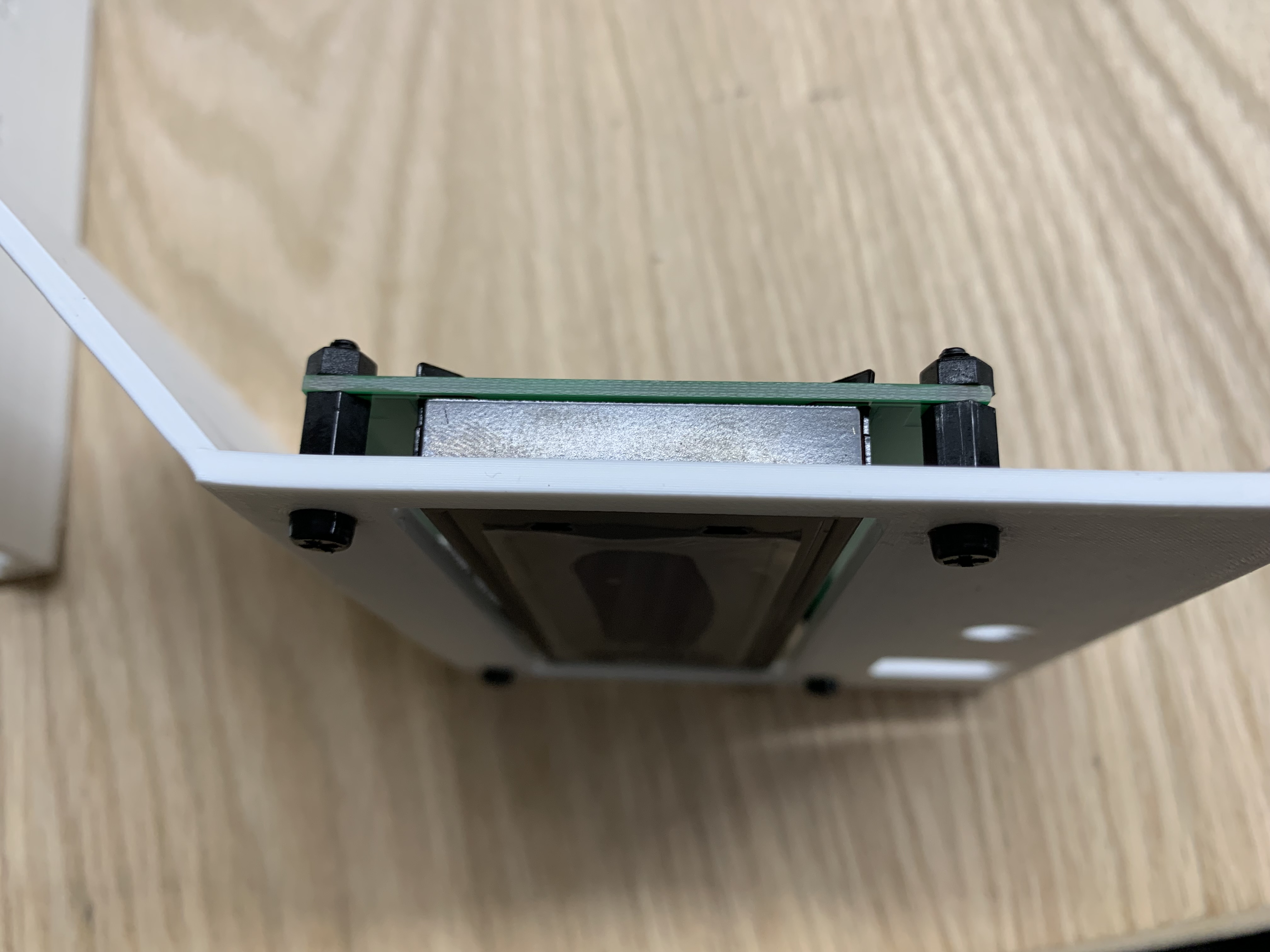 upper enclosure with LCD