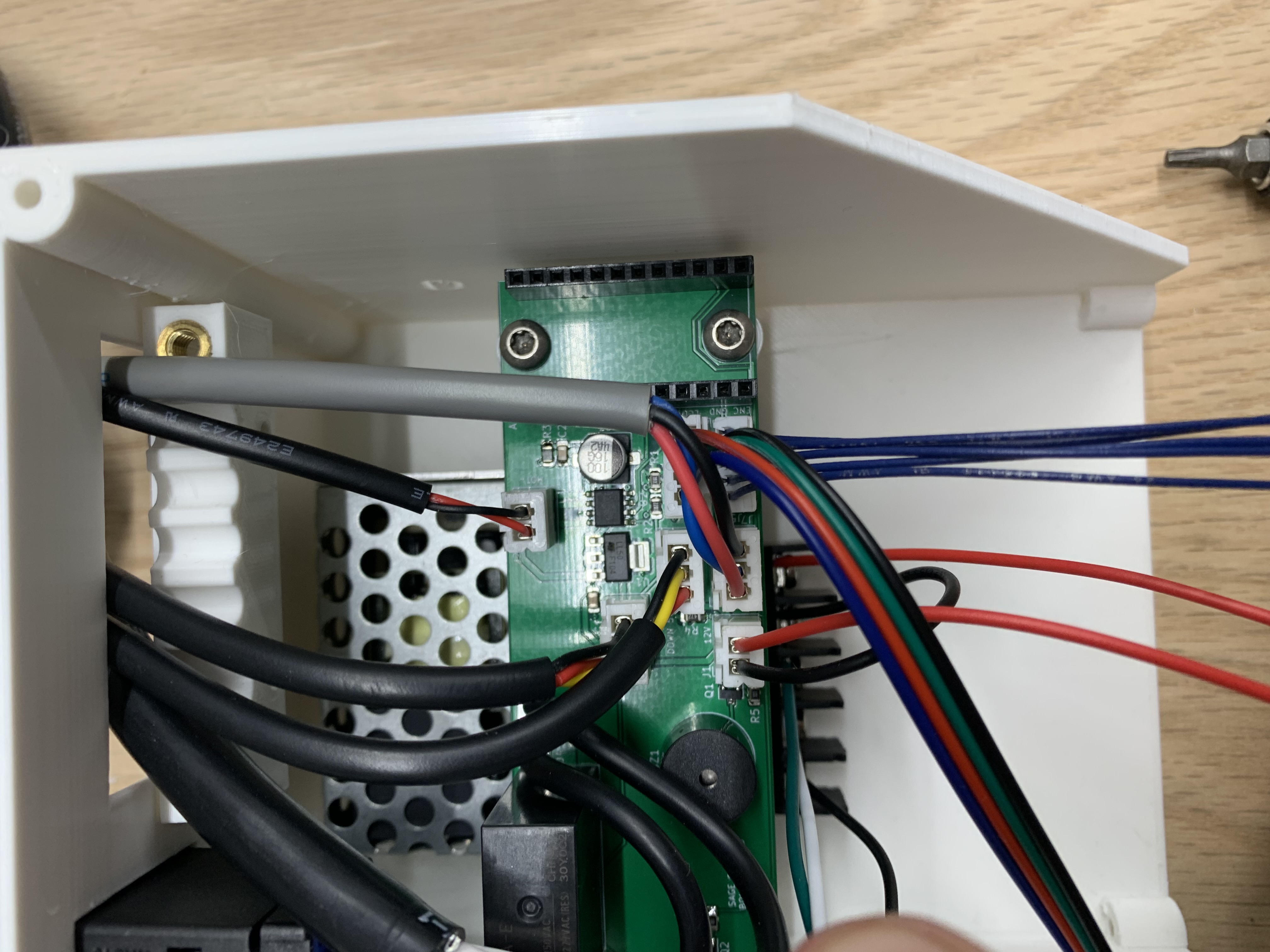 motor and sensor cables